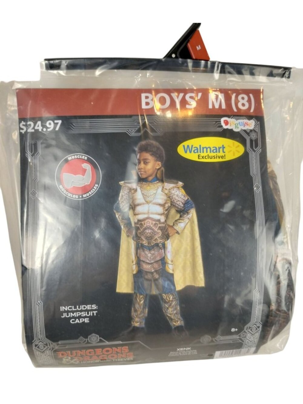 Disguise Boys Medium 8 Dungeons & Dragons Xenk Halloween Costume Jumpsuit Cape